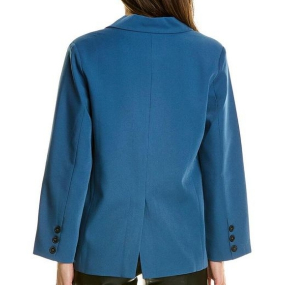 Reveriee Blue Button Front Blazer Brand New Size Small - Picture 10 of 12